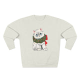 Kitty Cat Christmas Crewneck Sweatshirt