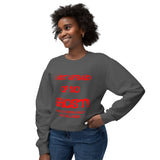 I Aint Afraid Of No Ghost Lightweight Crewneck Sweatshirt