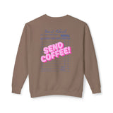 Guest Check Send Coffee Lightweight Crewneck Sweatshirt