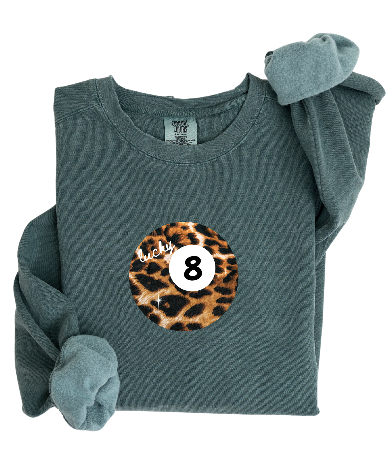 Lucky Eight Ball Crewneck Sweatshirt