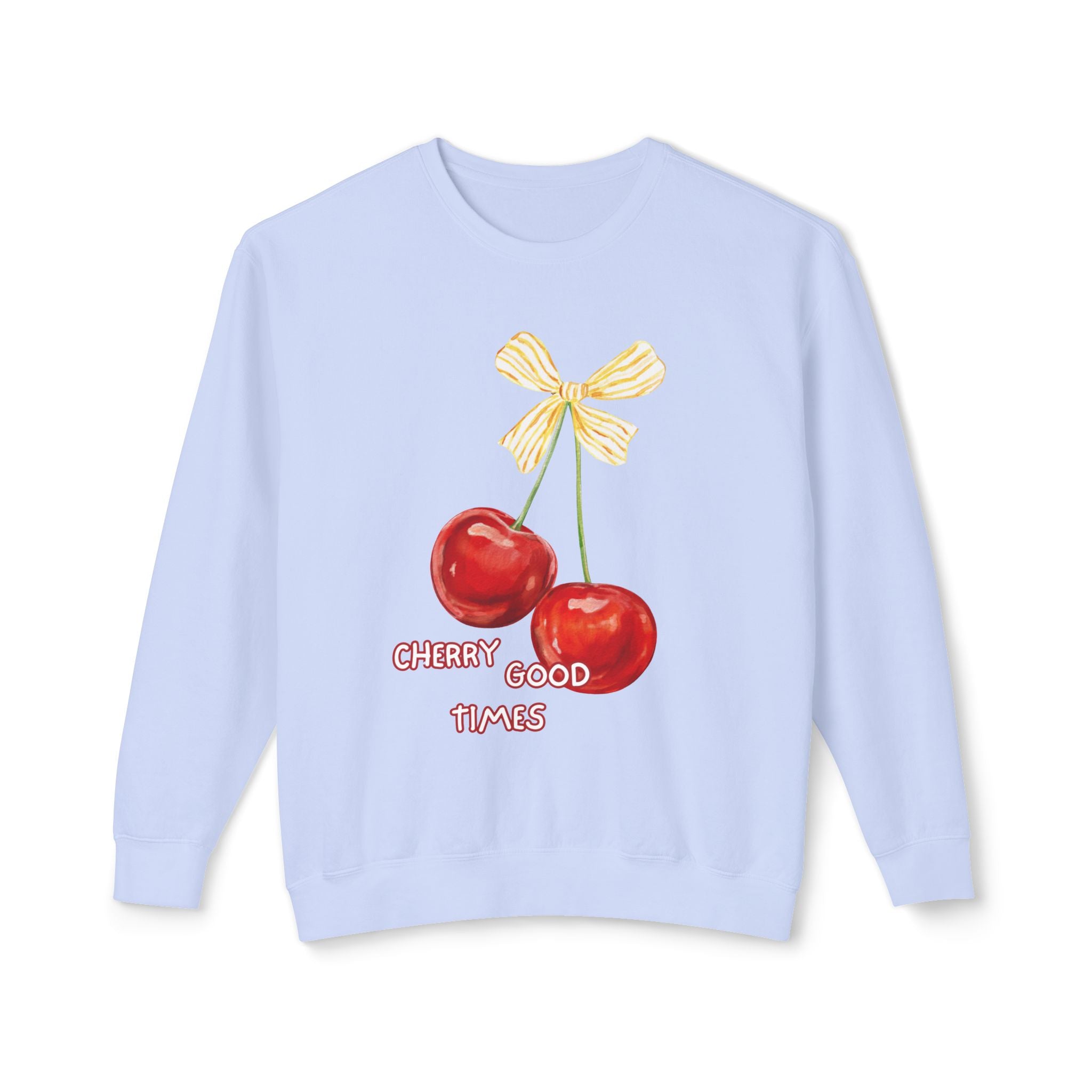 Cherry Good Times Lightweight Crewneck Sweatshirt