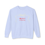 Spring is in the Air Lightweight Crewneck Sweatshirt