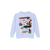 Halloween Collage Lightweight Crewneck Sweatshirt