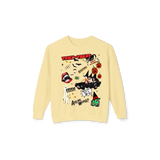 Halloween Collage Lightweight Crewneck Sweatshirt