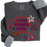 Lucky Number Seven Crewneck Sweatshirt