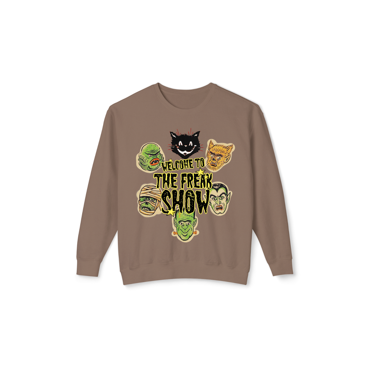 Welcome To The Freak Show Lightweight Crewneck Sweatshirt